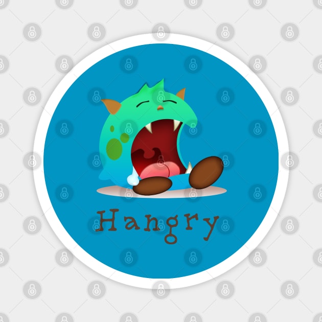 Hangry Monster Magnet by cast8312